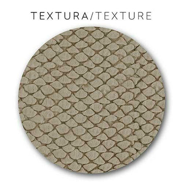 Detailaufnahme: Beige Kissenbezug mit markanter Struktur für Sofa.