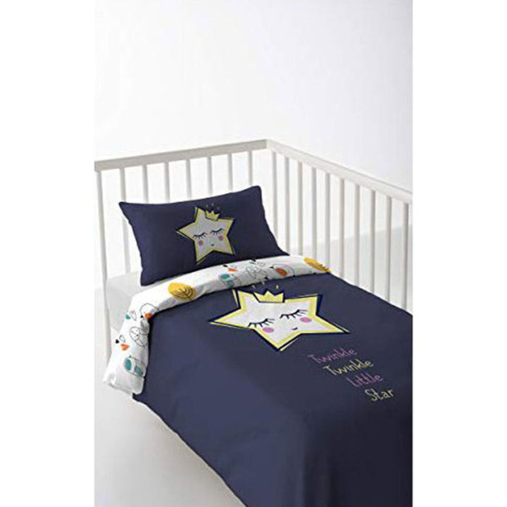 Cool Kids Anastasia Bettwäsche mit Sternen Design für Babybett (100 x 120 cm).