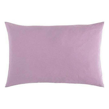 Lila Naturals Kissenbezug. Weiche Textur und natürliche Farbe für Ihr Schlafzimmer.