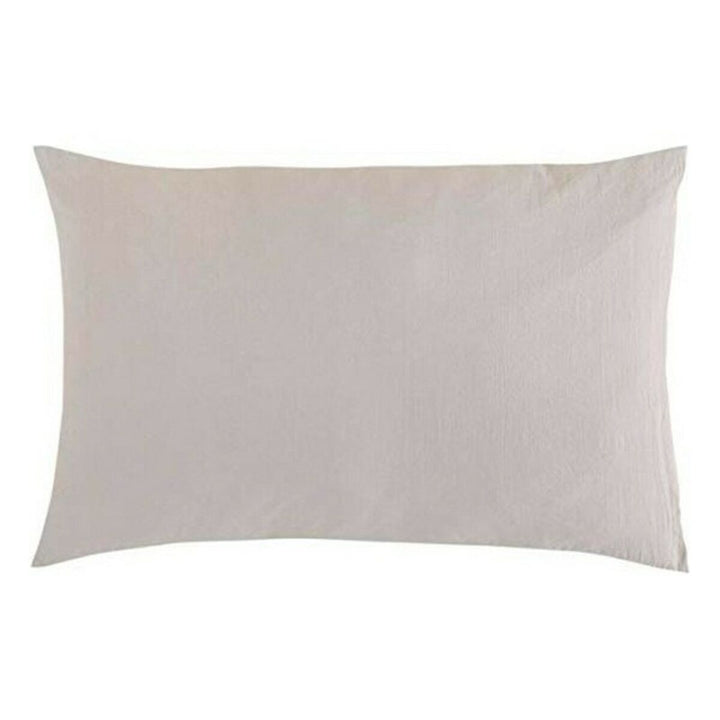 Beiger Naturals Kissenbezug mit subtiler Textur für Schlafzimmer.
