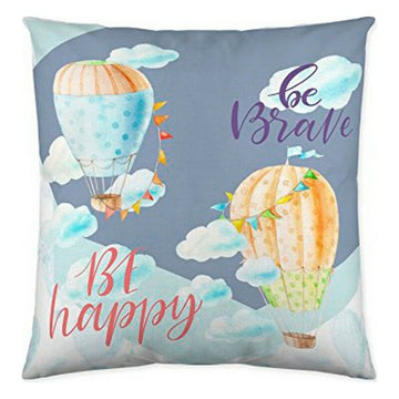 Kissenbezug Costura mit Happy Ballon Motiv. Dekorativer Kissenbezug mit Luftballons.
