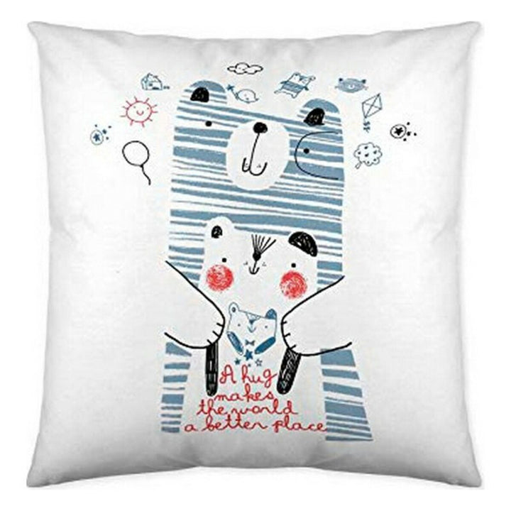Cool Kids Kissenbezug mit Bär Motiv. Dekoratives Kissen mit spielerischem Bär Design.