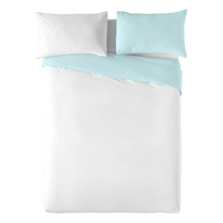 Bettdeckenbezug Naturals in Blau und Weiß. Elegantes Design mit passenden Kissenbezügen.