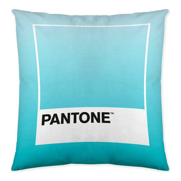 Reversibler Kissenbezug mit Ombre-Effekt und Pantone Farbfeld, 50x50 cm.