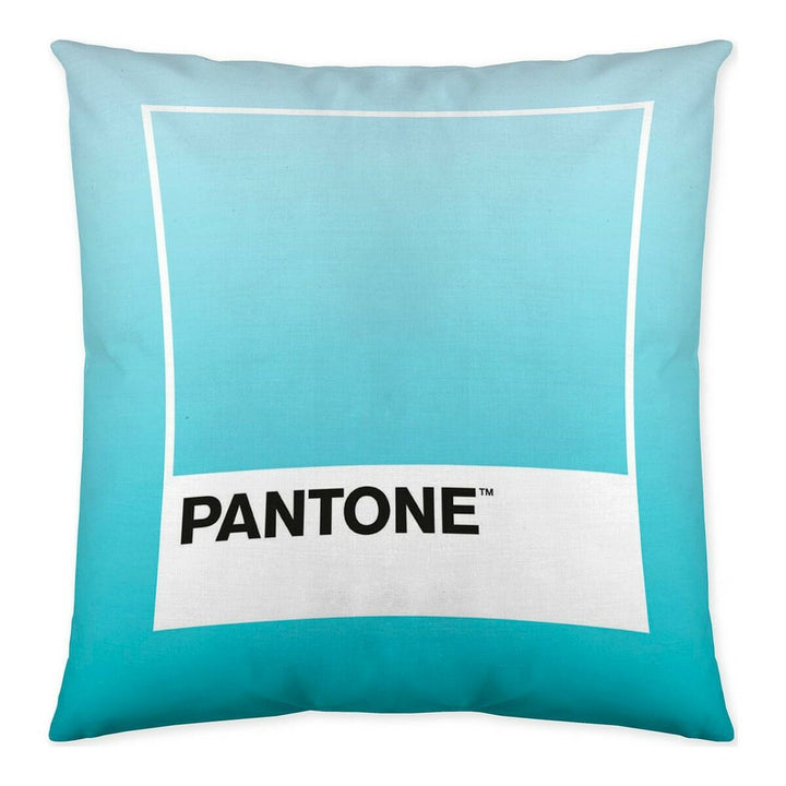 Reversibler Kissenbezug mit Ombre-Effekt und Pantone Farbfeld, 50x50 cm.
