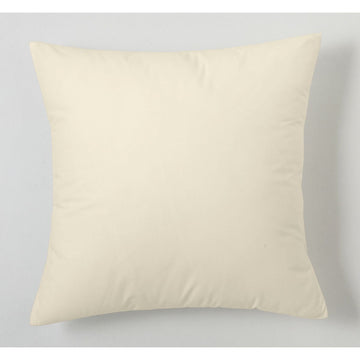 Creme Kissenbezug 40x40 cm von Alexandra House Living. Weiche Textur für hohen Komfort.