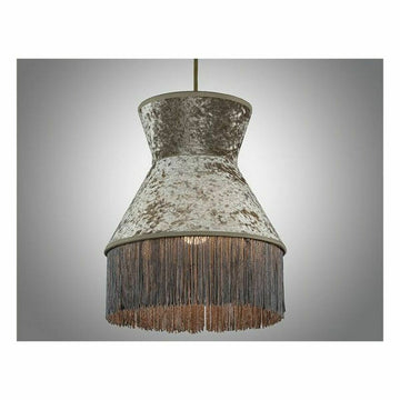 Dekorativer Lampenschirm mit Fransen und samtiger Textur - Homely Family Shop
