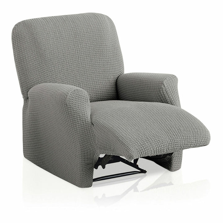 Graue Belmarti Bali Sesselhusse für 1 Sitzer. Elastisches Material mit Waffelmuster.