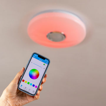 Lumavox LED-Deckenleuchte mit App-Steuerung für Farbeinstellung - homely Family Shop