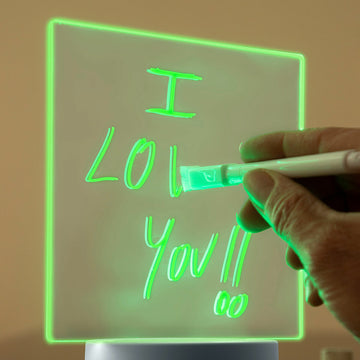 Leuchtende LED Notiztafel für Nachrichten mit Stift - homely Family Shop