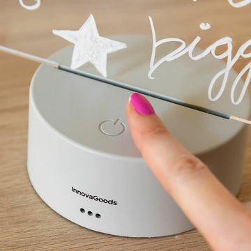 InnovaGoods LED Notiztafel mit Nachricht und Touch-Taste - homely Family Shop