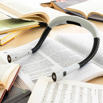 Wiederaufladbare Hals Leselampe für freihändiges Lesen auf Büchern - Homely Family Shop
