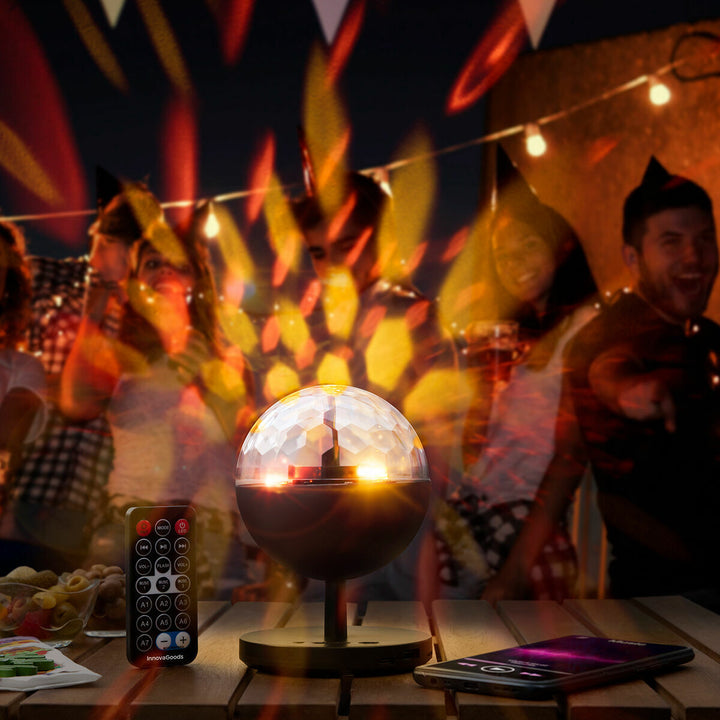 InnovaGoods LED-Projektor mit Lautsprecher erzeugt Lichteffekte - homely Family Shop
