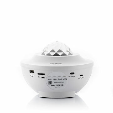 Weißer LED Sternenprojektor mit Lautsprecher von InnovaGoods - homely Family Shop