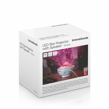 Verpackung Sedlay LED Sternenprojektor mit Lautsprecher und Laser - homely Family Shop