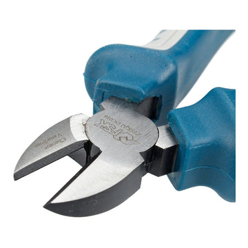 Blaue Ferrestock Schneidezange, 150 mm, mit Chrom-Vanadium Stahl Schneiden.