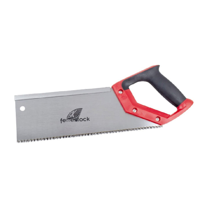 Ferrestock Säge 300 mm mit scharfer Klinge und ergonomischem Griff für präzise Schnitte.