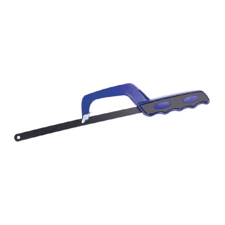 Blaue Ferrestock Säge 300 mm mit schwarzem Sägeblatt.