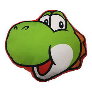 3D Kissen mit Yoshi Motiv. Super Mario Kissen im 40x40 cm Format.