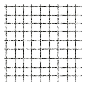 Bettwäsche-Set mit modernem Gittermuster. Einzelmatratze 160 x 270 cm.