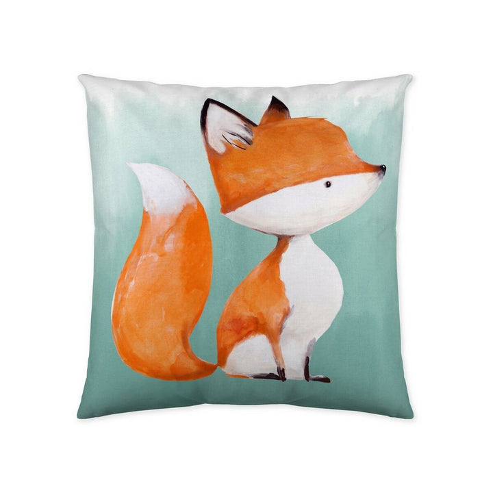 Naturals Swift Kissenbezug (50x50 cm) mit einem süßen Fuchs-Motiv. Dekoratives Kissen.