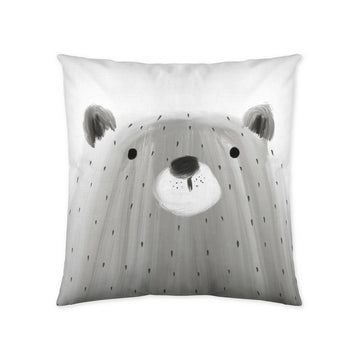 Naturals Bär Traum Kissenbezug (50x30 cm) mit Bär Gesicht Design.