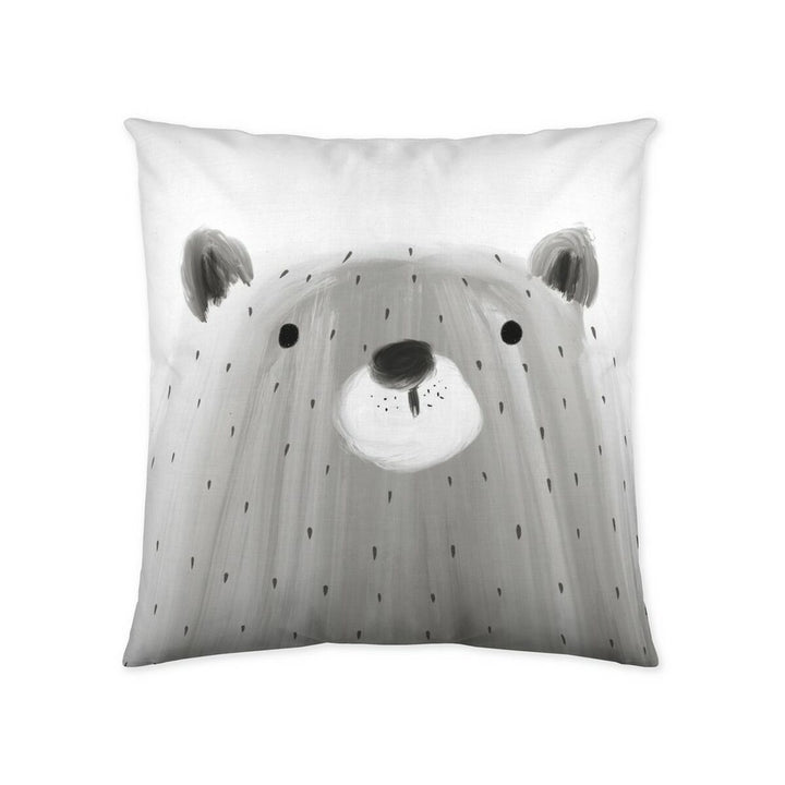 Naturals Bär Traum Kissenbezug (50x30 cm) mit Bär Gesicht Design.