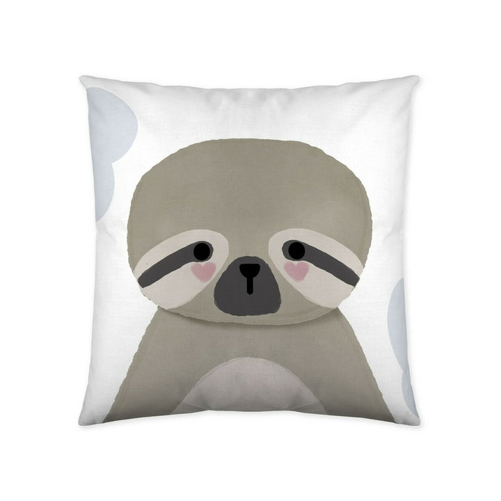 Kissenbezug Cool Kids Tere mit Faultier-Motiv. Süßes Design für Kinderzimmer.