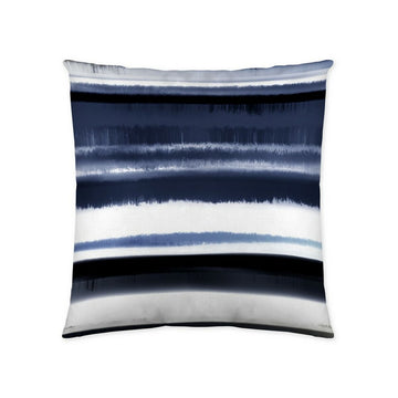 Blauer und weißer gestreifter Kissenbezug Naturals Delfos (50x50 cm).
