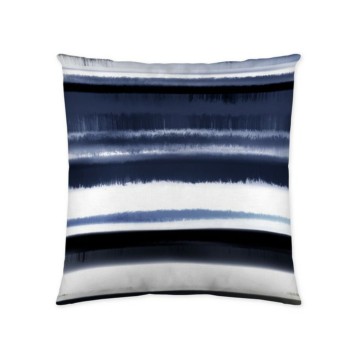 Blauer und weißer gestreifter Kissenbezug Naturals Delfos (50x50 cm).