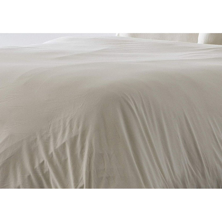 Beige Naturals ELBA Bettdeckenbezug für Doppelmatratze mit schlichtem Design.