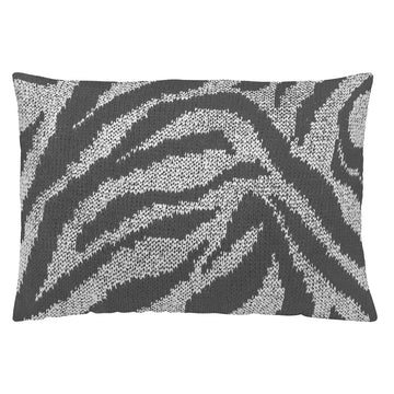 Naturals SABINE Kissenbezug mit Zebra-Muster, 30x50 cm. Dekorative Kissenhülle.