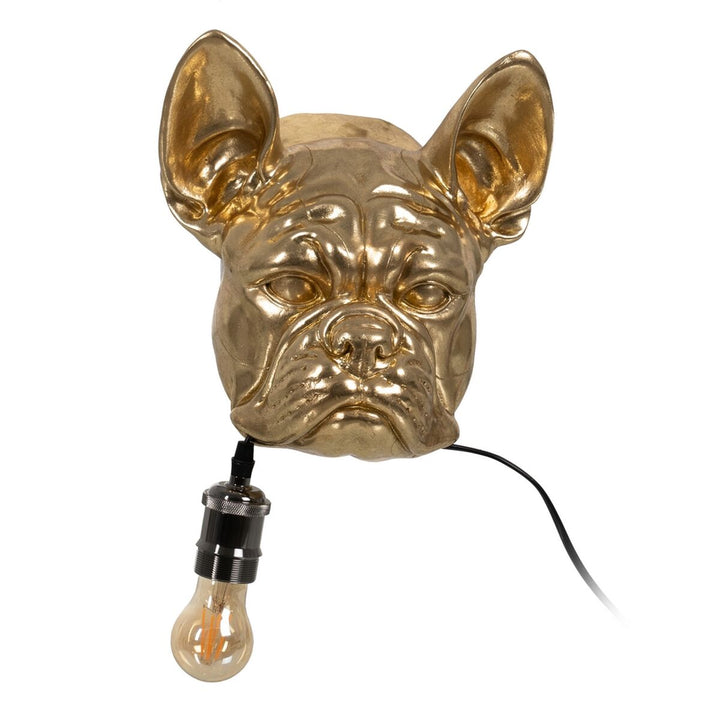 Goldene Harz Wandleuchte in Hundeform - Homely Family Shop