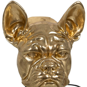Goldene Hunde Wandleuchte aus Harz für stilvolle Beleuchtung - homely Family Shop
