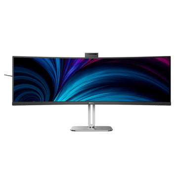 Philips 49 Zoll Monitor mit Webcam und silbernem Standfuß - homely Family Shop