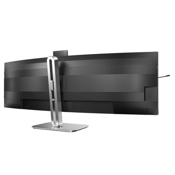 Rückansicht des Philips 49 Zoll Monitors mit Anschlüssen - homely Family Shop