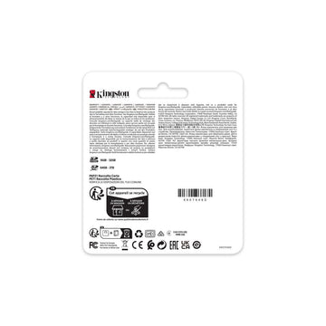 Kingston SDXC Speicherkarte 128GB Verpackung mit Infos zum Recyceln - homely Family Shop