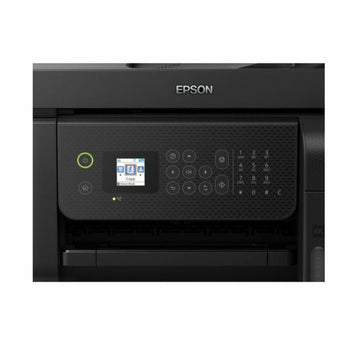 Schwarzer Epson Drucker mit Bedienfeld und Tasten - homely Family Shop