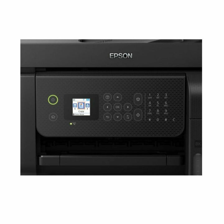 Schwarzer Epson Drucker mit Bedienfeld und Tasten - homely Family Shop