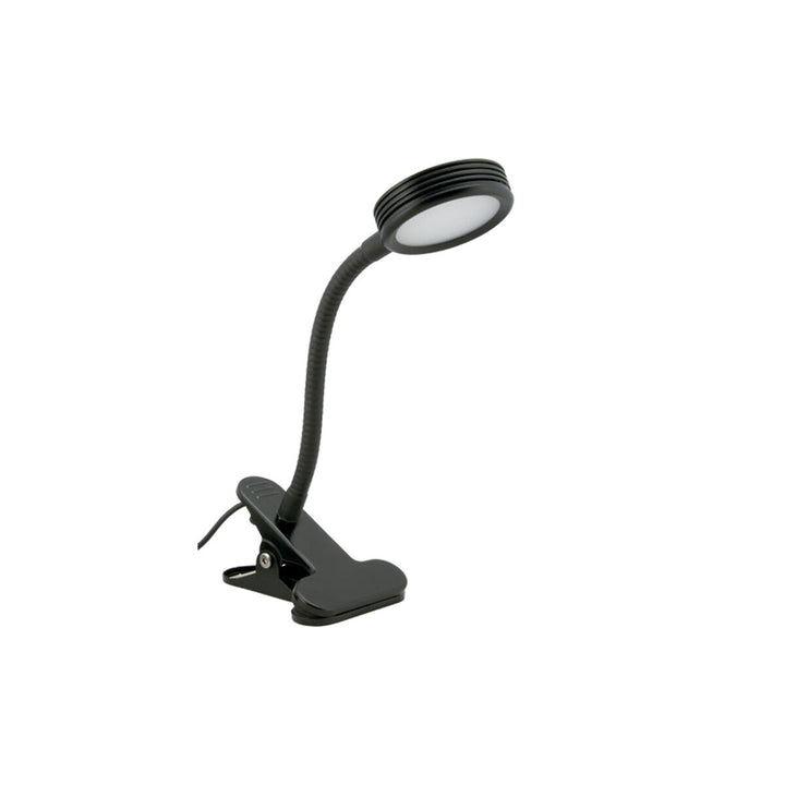 Schwarze Securit Flexo Tischleuchte mit Klemme. - homely Family Shop