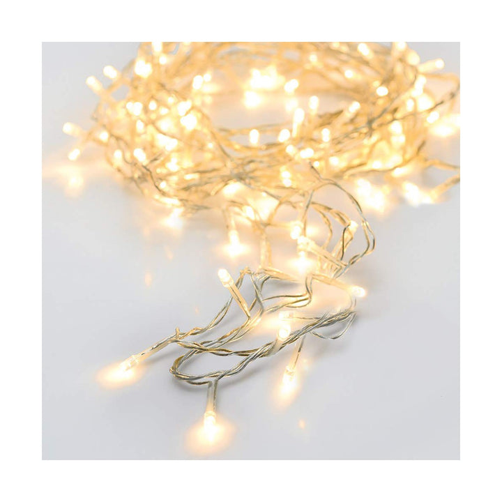 Warmweisse LED-Lichterkette mit sanftem Glanz - Homely Family Shop