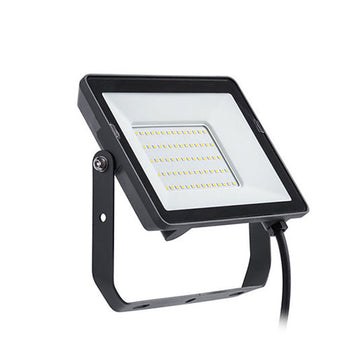 Schwarzer Philips ProjectLine Flutlichtstrahler mit 30W Leistung und LED-Technologie.