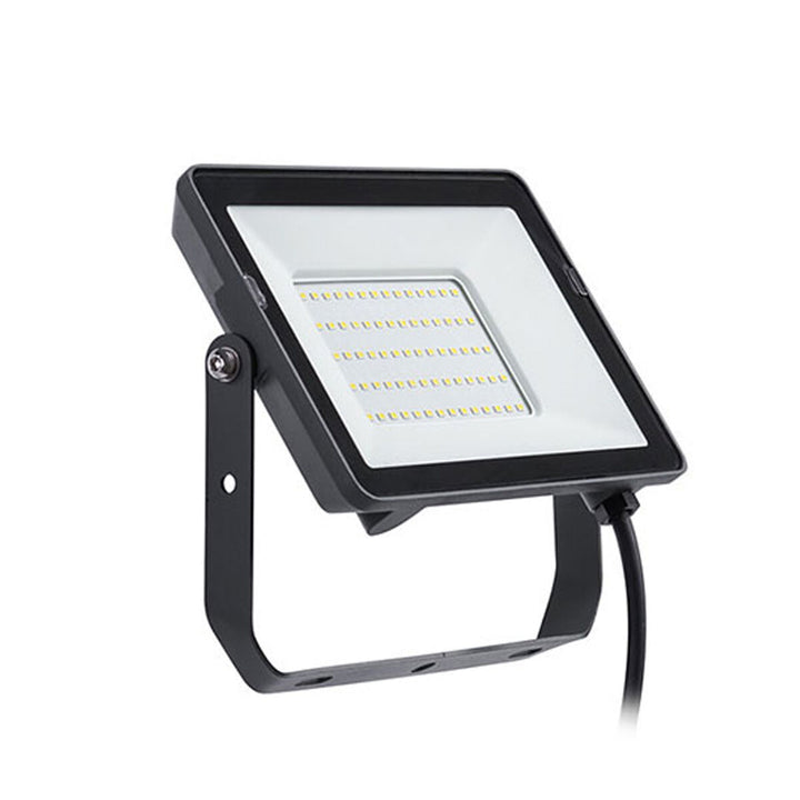 Schwarzer Philips ProjectLine Flutlichtstrahler mit 30W Leistung und LED-Technologie.