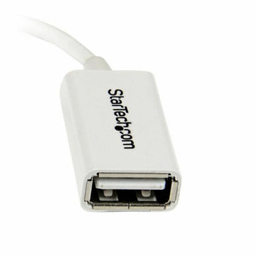 Weißes Startech Mikro USB Verbindungskabel Detailansicht - homely Family Shop