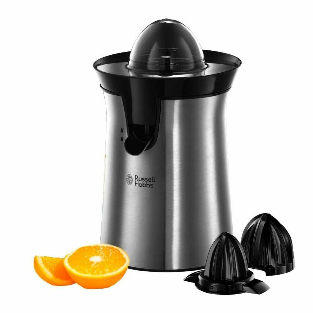 Russell Hobbs elektrischer Entsafter aus Stahl mit Orangen - homely Family Shop