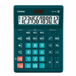 Blauer Casio GR-12C Taschenrechner mit 12 Ziffern für Berechnungen - homely Family Shop