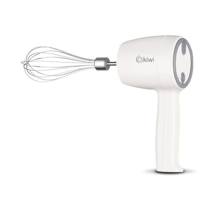 Weißer Kiwi Handmixer mit Schneebesen für Küche - Homely Family Shop