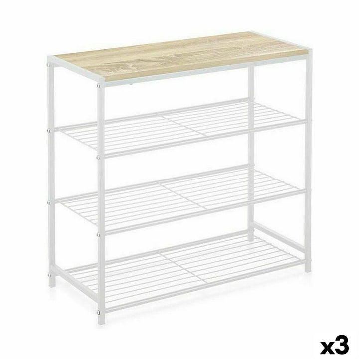 Confortime Regal mit Holzplatte und Metallrahmen - homely Family Shop