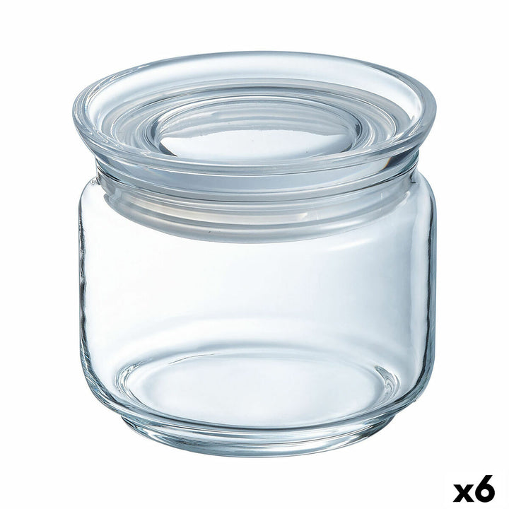Luminarc Pav Glas Topf mit Silikondeckel, durchsichtig - homely Family Shop