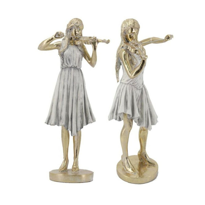 Goldene Musiker Figuren aus Harz, Deko für Zuhause - homely Family Shop